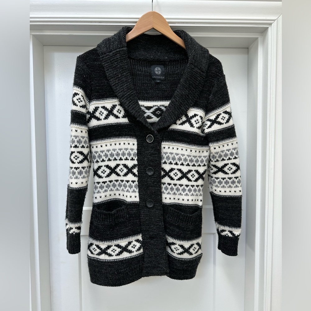 Sansara chunky wool blend sweater - small